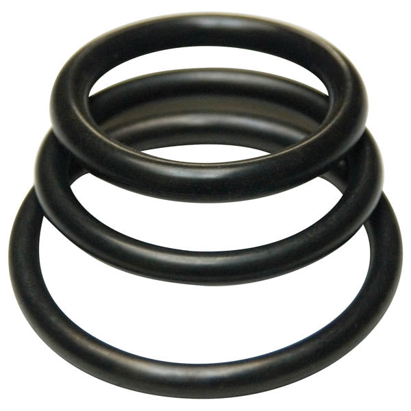 KinkLab Rubber Cock Rings - Club X